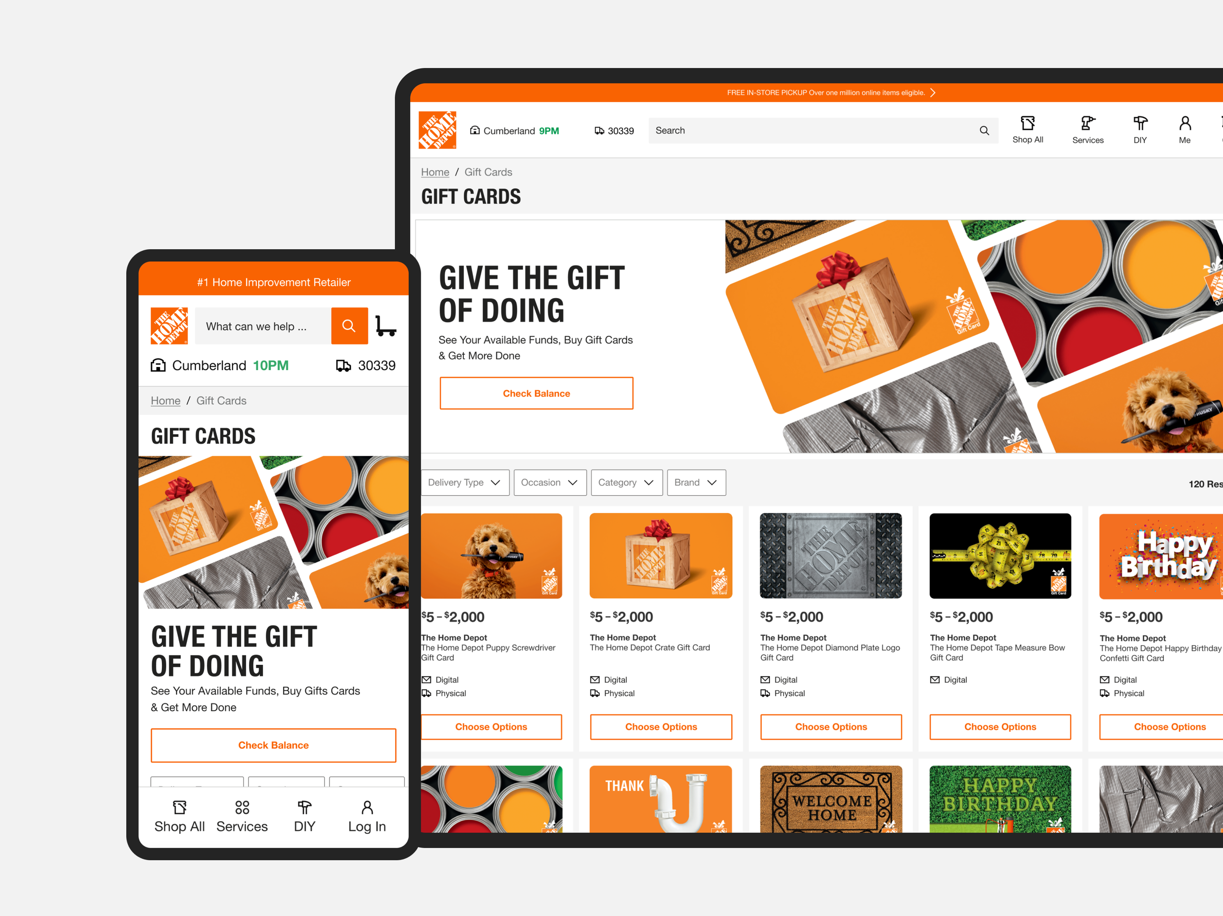 The Home Depot Gift Cards