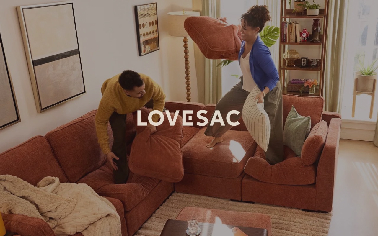 Lovesac Sactionals redesign concept — UX case study by Claudia Ochoa