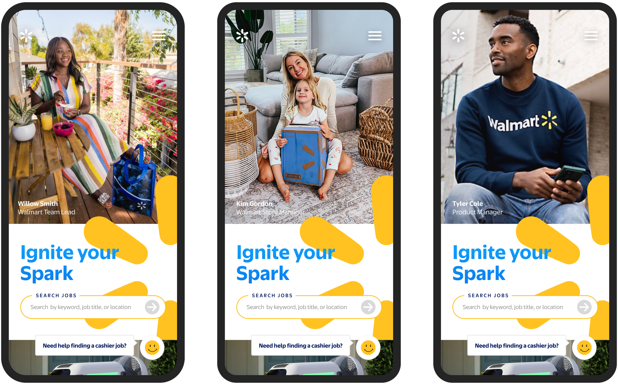 Walmart Careers hero concept